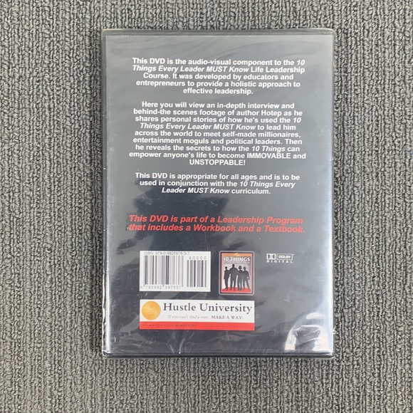 10 Things Every Leader Must Know (DVD, 2010) Hustle University New Sealed - Picture 4 of 6